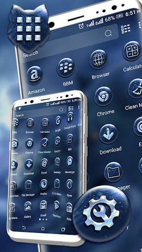 Mystical Wolf Launcher Theme screenshot 2