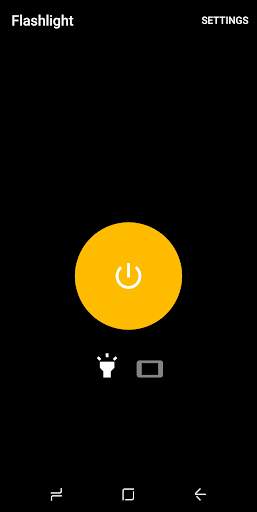Flashlight widget free app torch screenshot 2