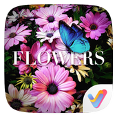 Flowers 3D V Launcher Theme icon