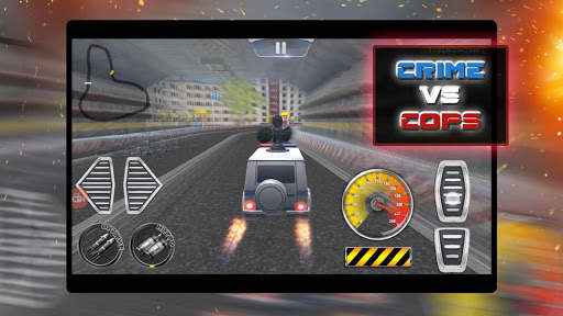 Crime vs Police - Shooting Car Racing 3D screenshot 2