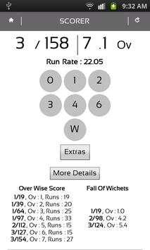 Cricket Scorer screenshot 2