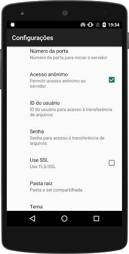 Compartilhamento de arquivos WiFi screenshot 3