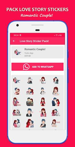 Love Story Stickers For WhatsApp screenshot 3