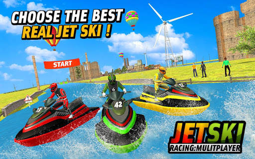 Water Jet Ski Boat Racing Game screenshot 4