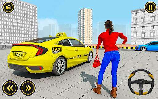 City Taxi Driving Taxi Game screenshot 1