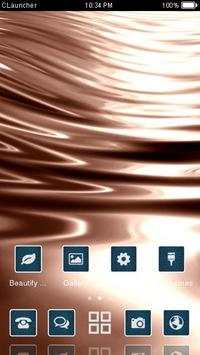 Abstract Gold Theme C Launcher screenshot 3