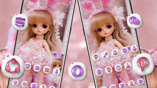 Fashion Doll Launcher Theme screenshot 3