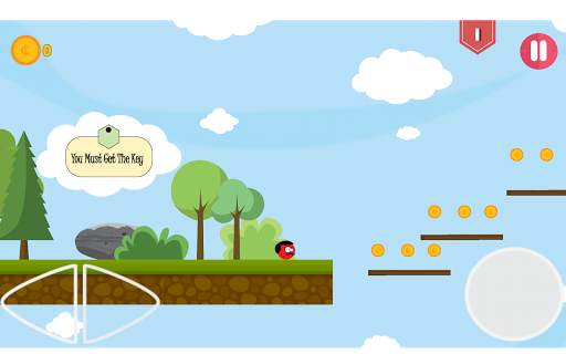 Super Red Jump Ball Mr Mustach screenshot 10