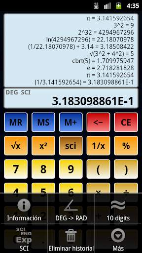 Calculadora científica 3 screenshot 5