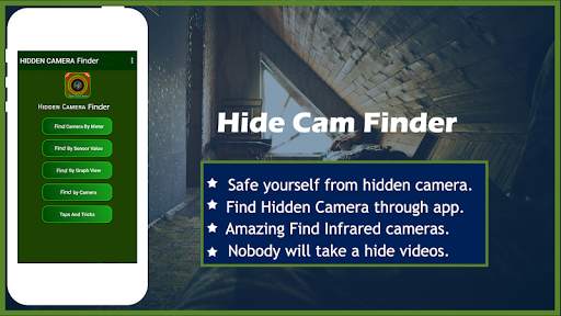 Hide Cam founder New Hidden Camera (Spy Finder) screenshot 1