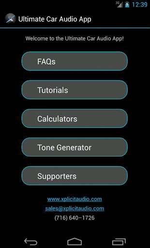 Ultimate Car Audio App (FREE) screenshot 1