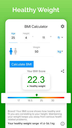 BMI Calculator screenshot 1
