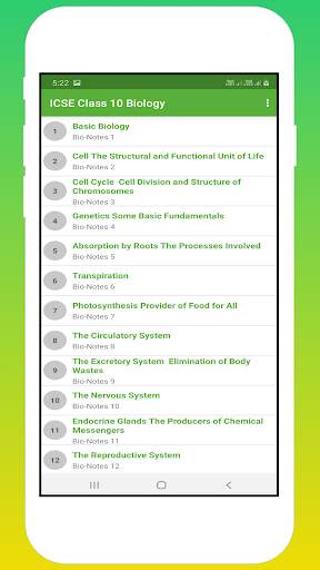 ICSE Selina Class 10 Biology Solution OFFLINE screenshot 3