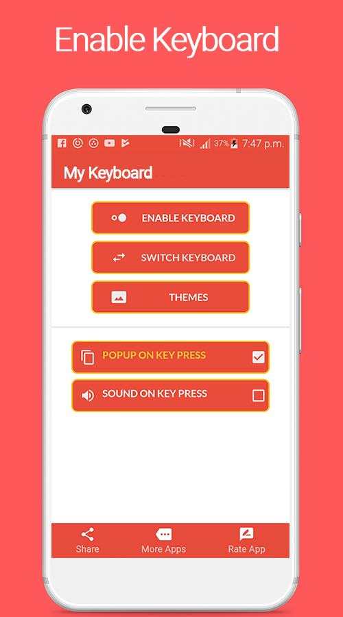 Kanada keyboard screenshot 1