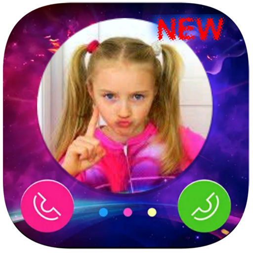 Call, Chat Super Polina Fake Video Call icon