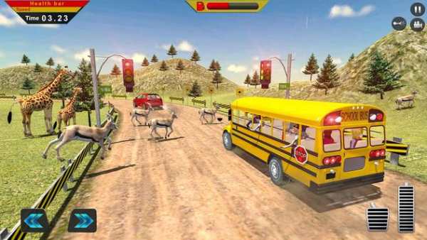 Off Road School Bus : Uphill Driving Simulator screenshot 7