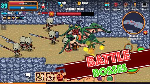 Pixel Knights Online 2D MMORPG MMO RPG screenshot 2