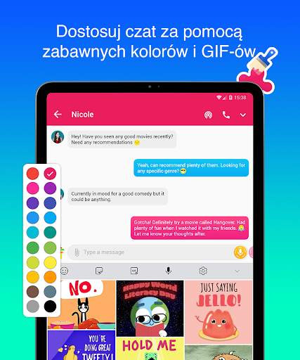 Mint Messenger - Chat And Sms screenshot 14