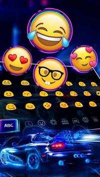 Neon Racing Car Keyboard screenshot 3