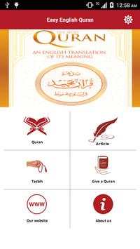 Quran - Easy English screenshot 1