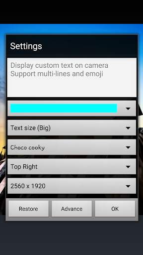 Camera Text Watermark Free screenshot 7