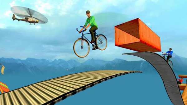 Impossible Bicyle Racing Stunts Tracks 3D screenshot 9