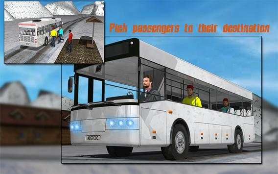 Off Road Winter Tourist Bus screenshot 5