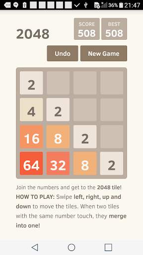 2048 Original screenshot 3