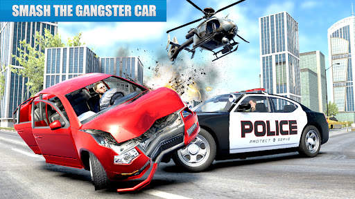 US Police Car driving Chase 3D screenshot 2