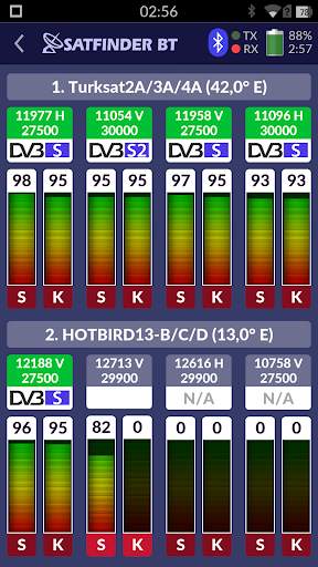 SATFINDER BT DVB-S2 screenshot 4