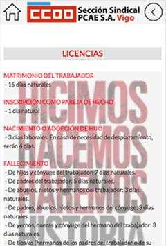 Aplicación CCOO Citroën-Vigo screenshot 4