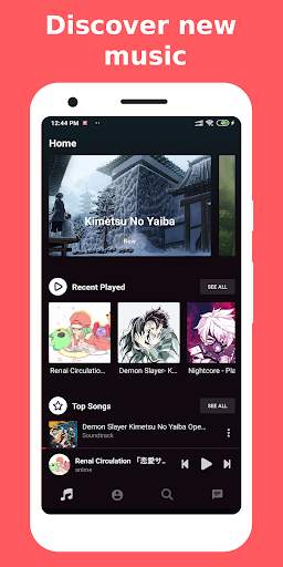 Anime Music - OST, Nightcore screenshot 1