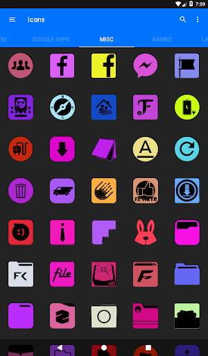 Colorful Flat Icon Pack screenshot 14