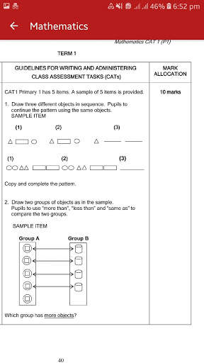 Primary SBA school Based Assignment Ghana screenshot 4