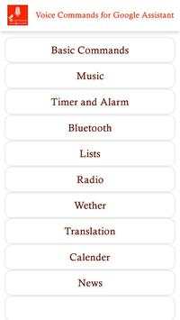 Ok Google Voice Commands for Google Assistant screenshot 1