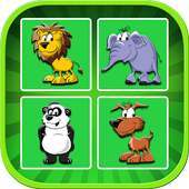 Animal Memory Games For Kids logo
