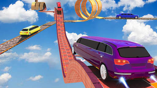 Limousine Racing Climb Stunts: GT Car Racing Games screenshot 3