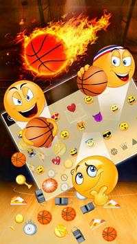 3D Basketball Gravity Keyboard Theme screenshot 3