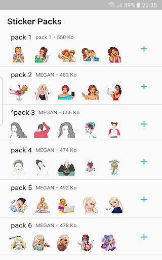 Girly m Stickers for WhatsApp -WAStickerApps screenshot 1