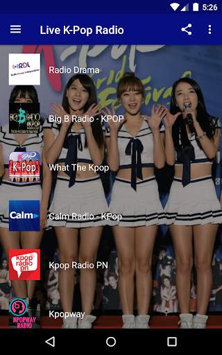 Live K-Pop Radio: Korean Pop Music screenshot 1