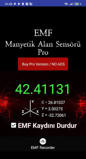 Epic Emf Recorder Lite screenshot 1