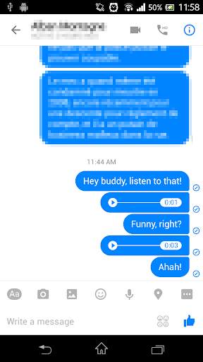 Voice to Messenger screenshot 2