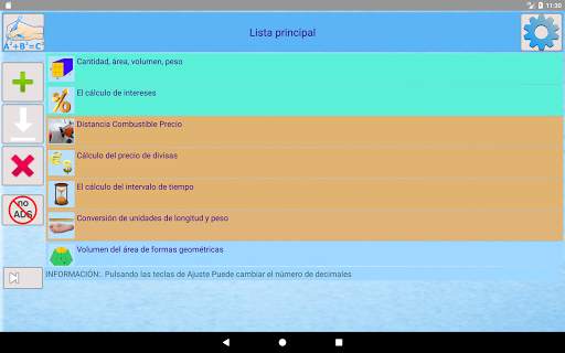 Fórmulas Calc Conversor "a la Mano" screenshot 11