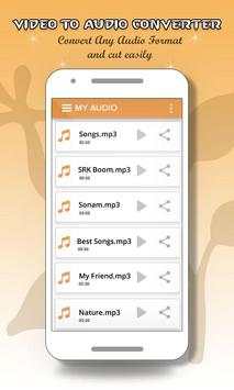Videos to Audio Converter screenshot 4