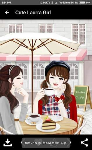 Cute Laurra Girl Wallpaper 5 تصوير الشاشة
