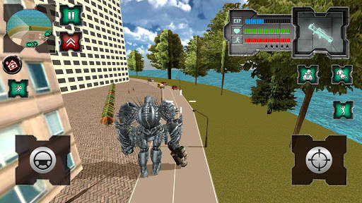 Flying Dragon Robot Simulator :Transformation War screenshot 4