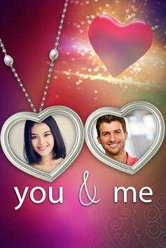 Couple Locket Photo Frame and Photo Editor 3 تصوير الشاشة