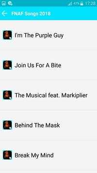 FNAF 1234 Songs & Lyrics screenshot 1