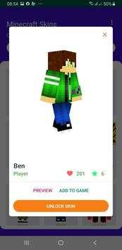 Skins Ben 10 For Minecraft screenshot 2