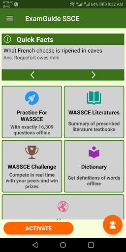 ExamGuide SSCE (WAEC) Practice Software 2021 скриншот 2